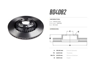 צ.ב אח'' אאודי A3 מ014 סקודה סופרב מ010 גולף פאסאט 5 ברגים 310 מ"מ
